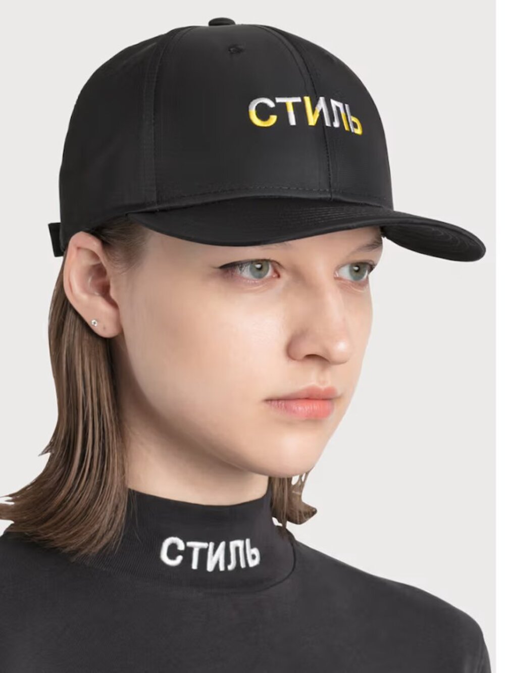 Heron Preston  Embroidered Baseball Nylon Cap